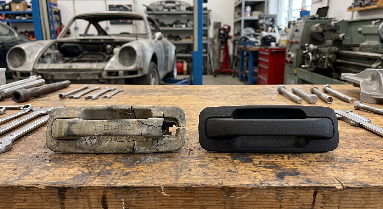 Restauración pieza coche